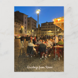 Postal Campo di Fiore, Roma, Italia Design