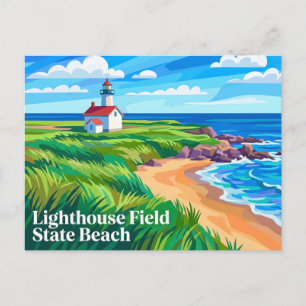 Postal Campo Estatal de la Playa del Faro California