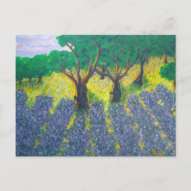 Postal Campo Lavender (Anverso)