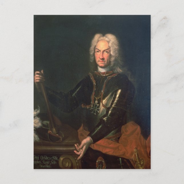 Postal Campo Marshall Count Guidobald von Starhemberg (Anverso)