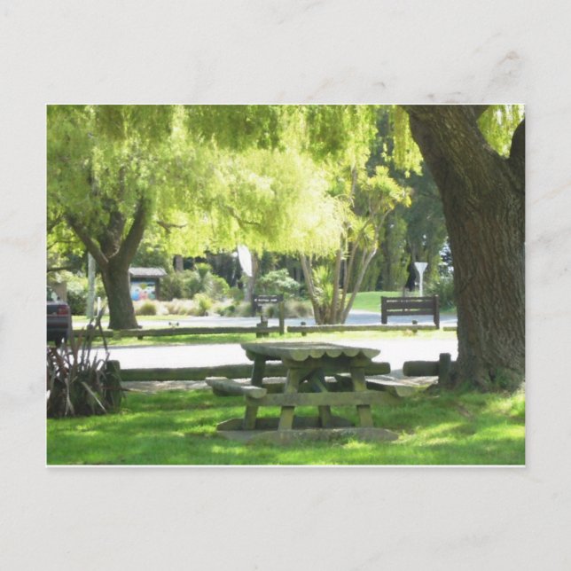 Postal Campo picnic (Anverso)