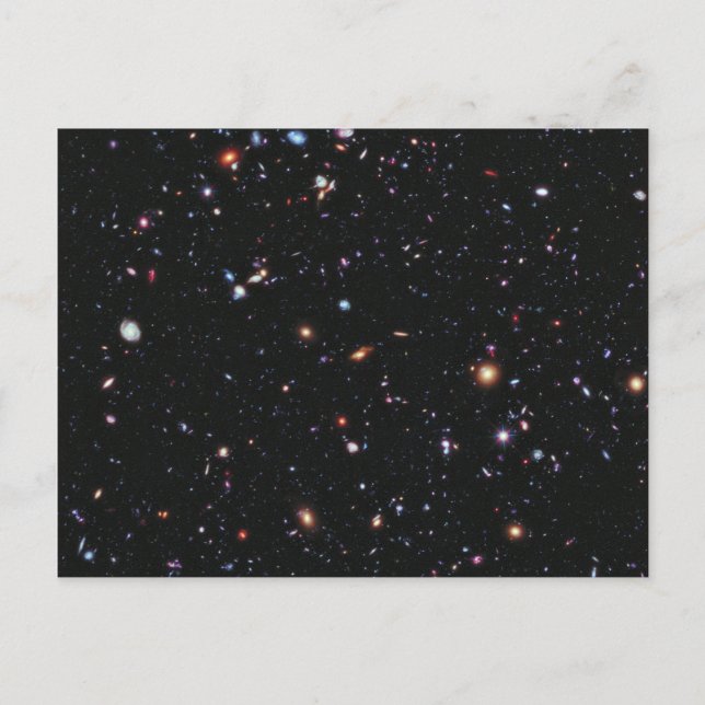Postal Campo profundo Hubble eXtreme (Anverso)