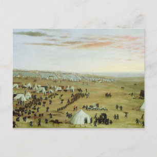 Postal Campo Uruguaiana, Río Grande, Brasil, 1865 (petról