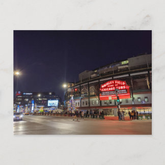 Postal Campo Wrigley - Noche