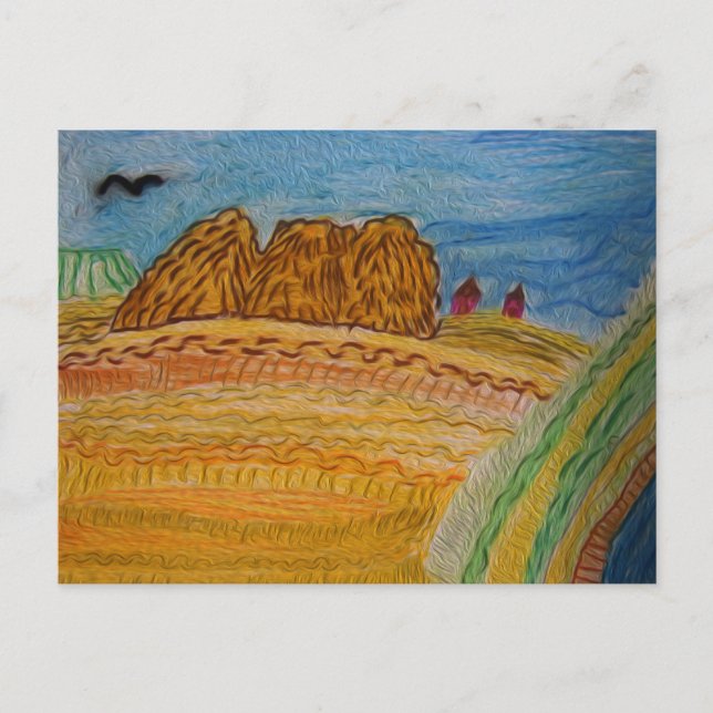 Postal Campos bonitos (Anverso)
