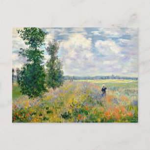 Postal Campos de adormidera cerca de Argentina por Claude