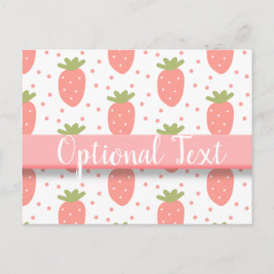 Postal Campos de fresas