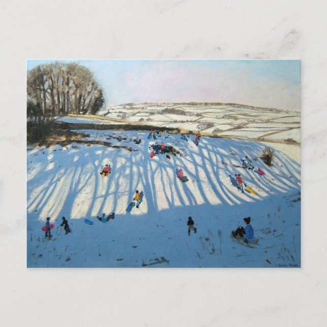 Postal Campos de sombras Monyash Derbyshire (Anverso)