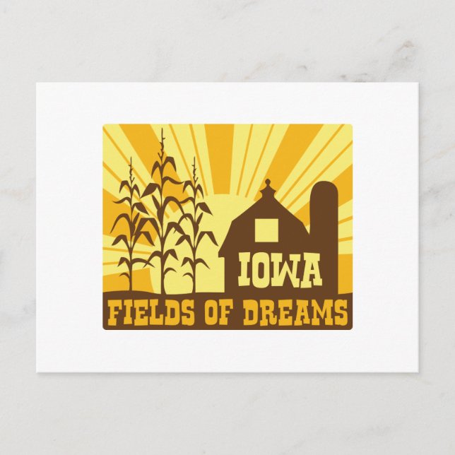 Postal Campos de sueños (Anverso)