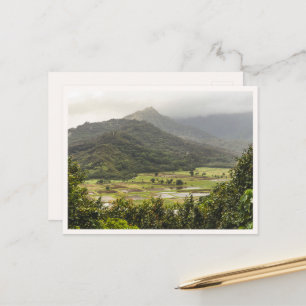 Postal Campos de Tarot de Kauai en Hanalei desde Princevi
