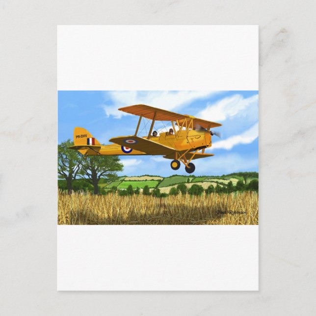 POSTAL CAMPOS DE TIGERMOTH (Anverso)