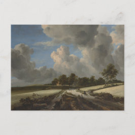 Postal Campos de trigo por Jacob van Ruisdael Art Print