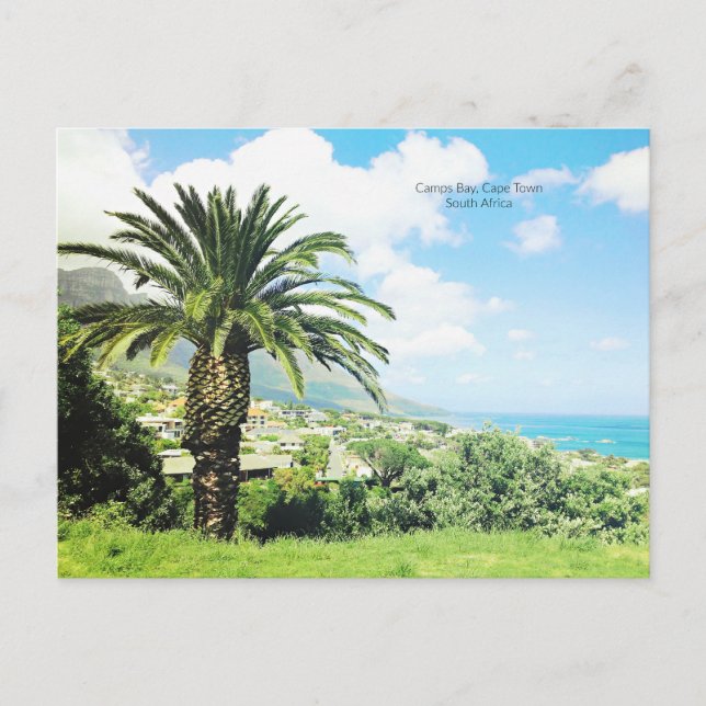 Postal Camps Bay, Ciudad del Cabo, (Anverso)