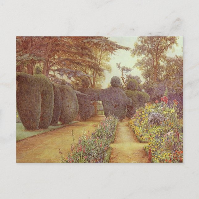 Postal Campsea Ashe, Suffolk por Ernest Arthur Rowe (Anverso)