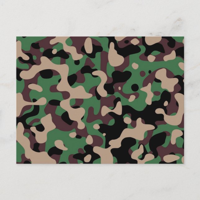 Postal Camuflaje (Anverso)