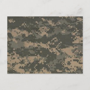 Postal Camuflaje de camo digital ACU