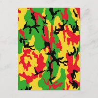 Camuflaje de color rasta