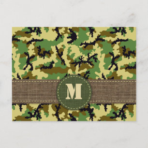 Postal Camuflaje de Woodland