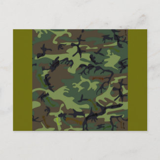 Postal Camuflaje del camuflaje
