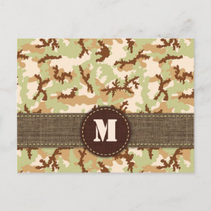 Postal Camuflaje del desierto