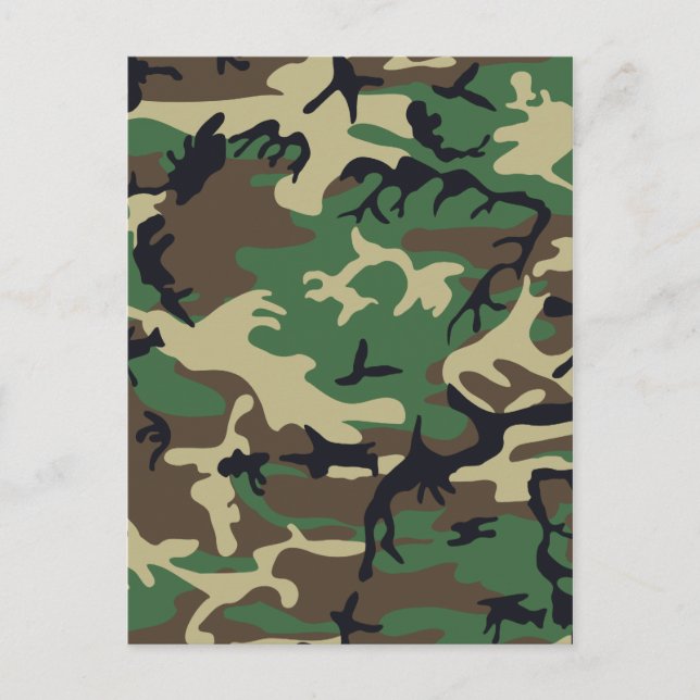 Postal Camuflaje militar (Anverso)