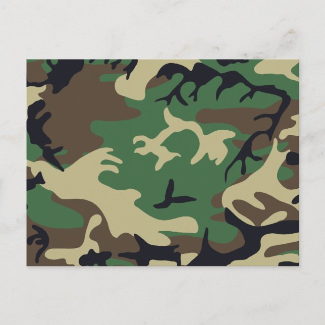 Postal Camuflaje militar (Anverso)