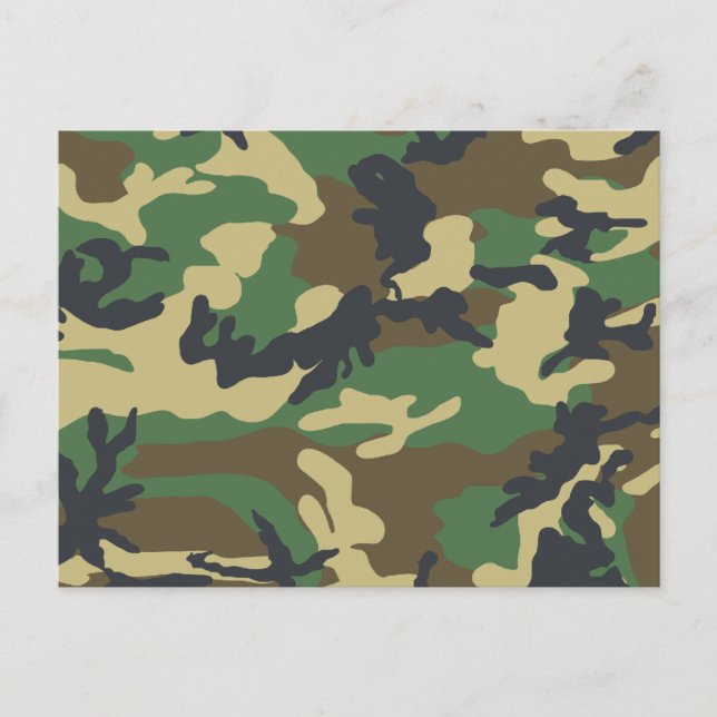 Postal Camuflaje militar (Anverso)