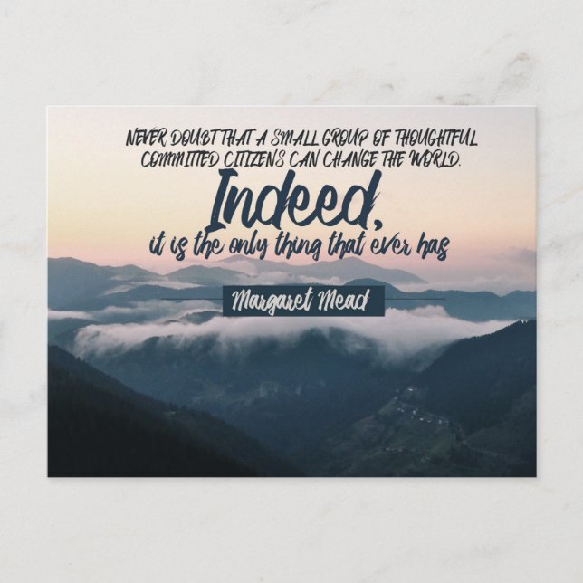 Postal Can Change The World (Anverso)