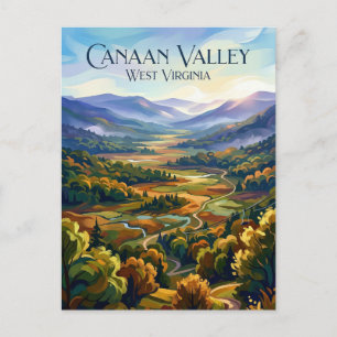 Postal Canaan Valley Resort State Park Virginia Occidenta