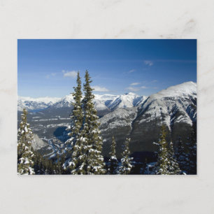 Postal Canadá, Alberta, Banff. Vistas del valle de Bow