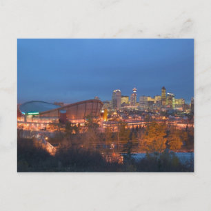 Postal Canadá, Alberta, Calgary: horizonte de la ciudad d