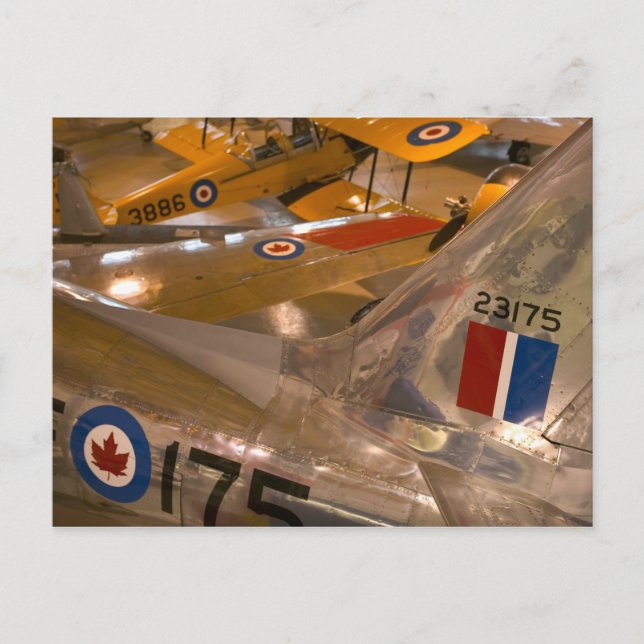 Postal Canadá, Alberta, Calgary: Museo Espacial Aero de (Anverso)
