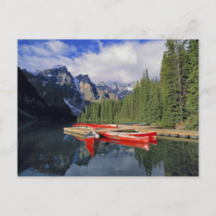 Postal Canadá, Alberta, Lago Moraine. El espléndido