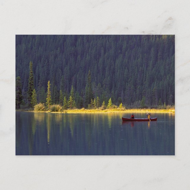 Postal Canadá, Alberta, Parque Nacional Baniff. Dos niños (Anverso)