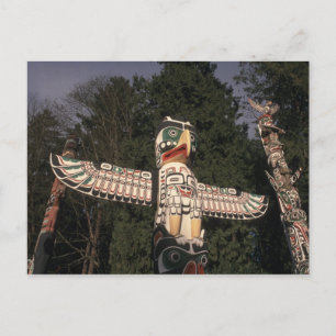 Postal Canadá, British Columbia, Vancouver. Nativo