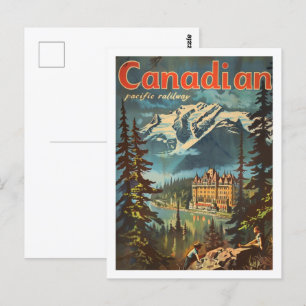 Postal Canadá Canadá Vintage Famoso Travel Place