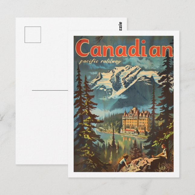 Postal Canadá Canadá Vintage Famoso Travel Place (Anverso / Reverso)