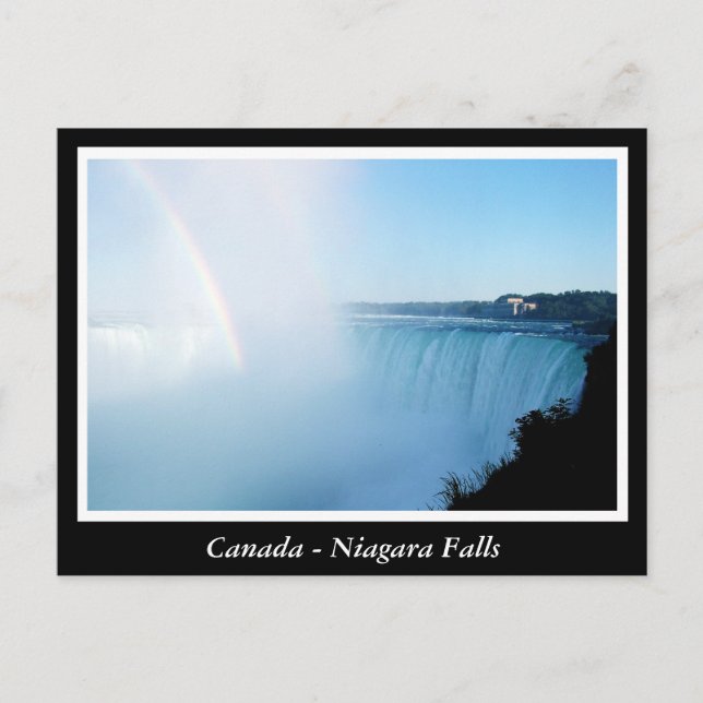 Postal Canadá, Cataratas del Niágara (Anverso)