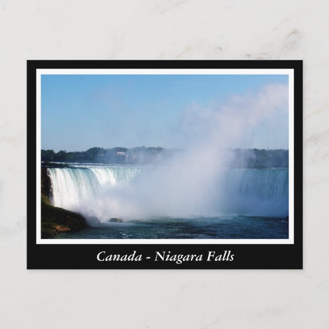 Postal Canadá, Cataratas del Niágara (Anverso)