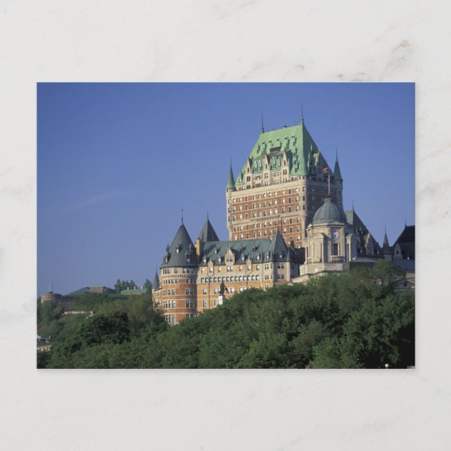 Postal Canadá, Ciudad de Quebec.  Chateau Frontenac. (Anverso)