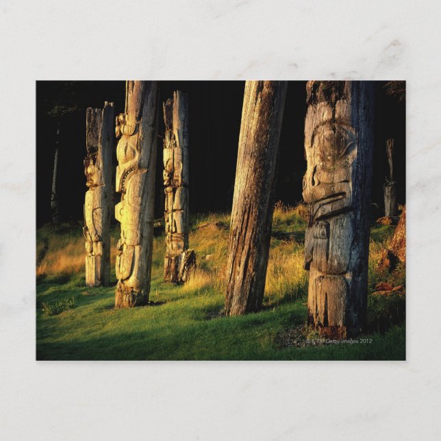 Postal Canadá, Columbia Británica, Reina Charlotte (Anverso)