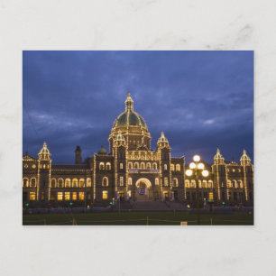 Postal CANADÁ, Columbia Británica, Victoria. Tarde,