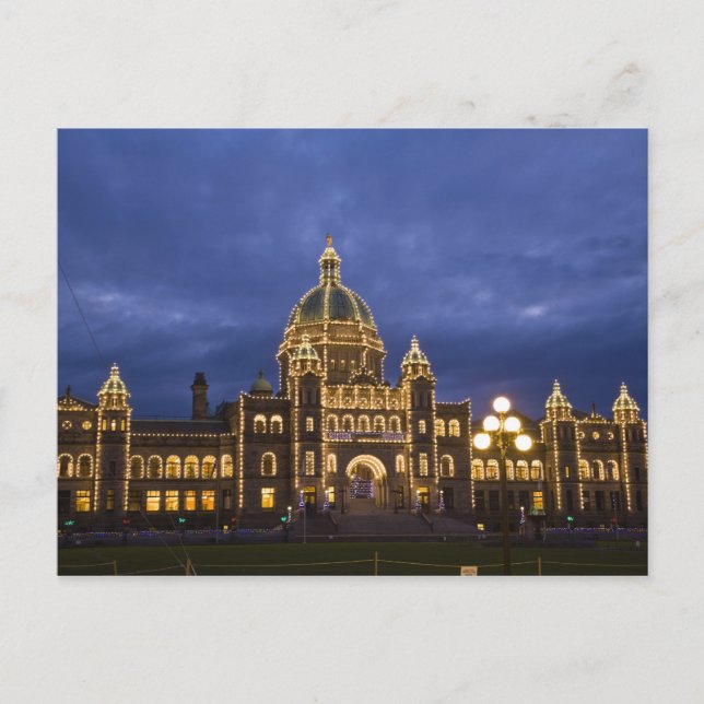 Postal CANADÁ, Columbia Británica, Victoria. Tarde, (Anverso)