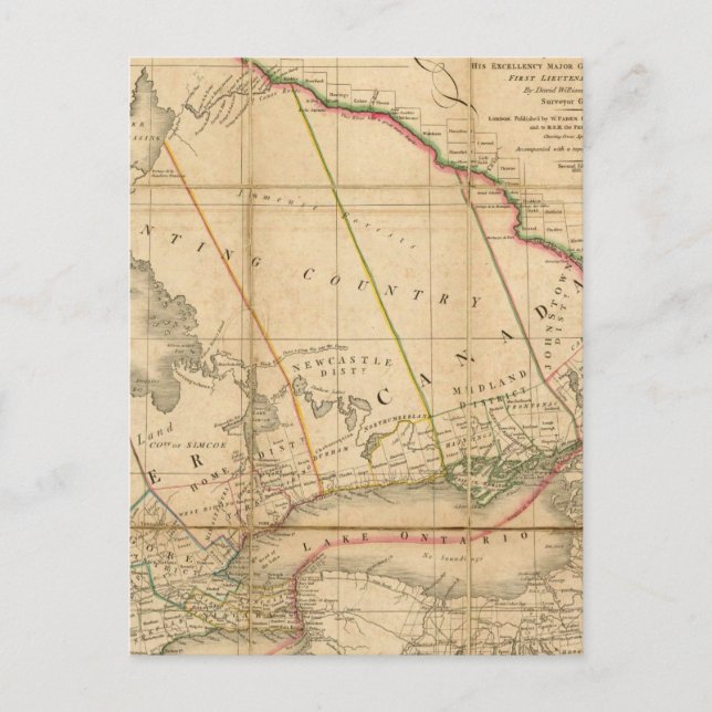 Postal Canadá del Norte (Anverso)