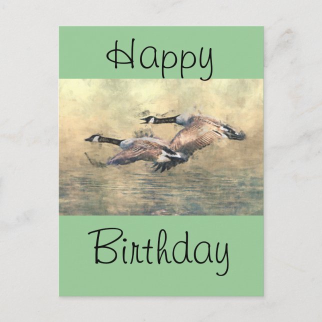 Postal Canadá Geese (Anverso)