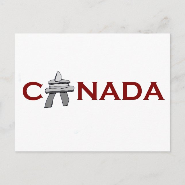 Postal Canadá Inuksuk (Anverso)