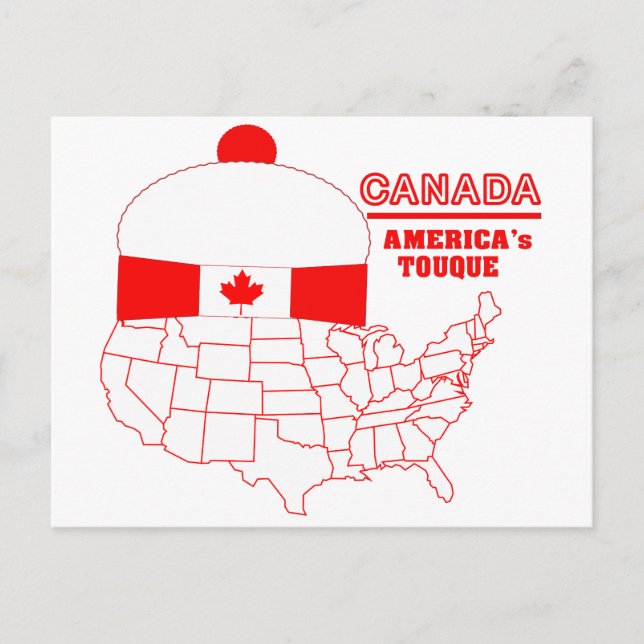 Postal Canadá - La Tuque de Guay de Estados Unidos (Anverso)