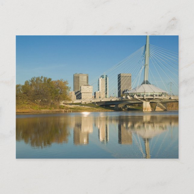 Postal CANADÁ, Manitoba, Winnipeg: Esplanade Riel 2 (Anverso)