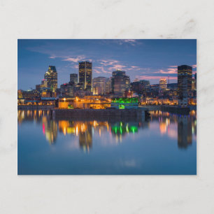 Postal Canadá, Montreal, horizonte y Puerto Viejo