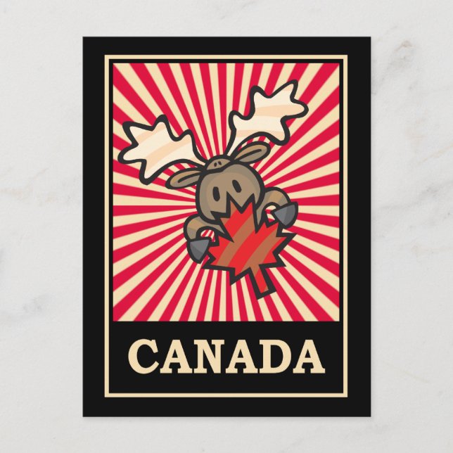 Postal Canada Moose (Anverso)